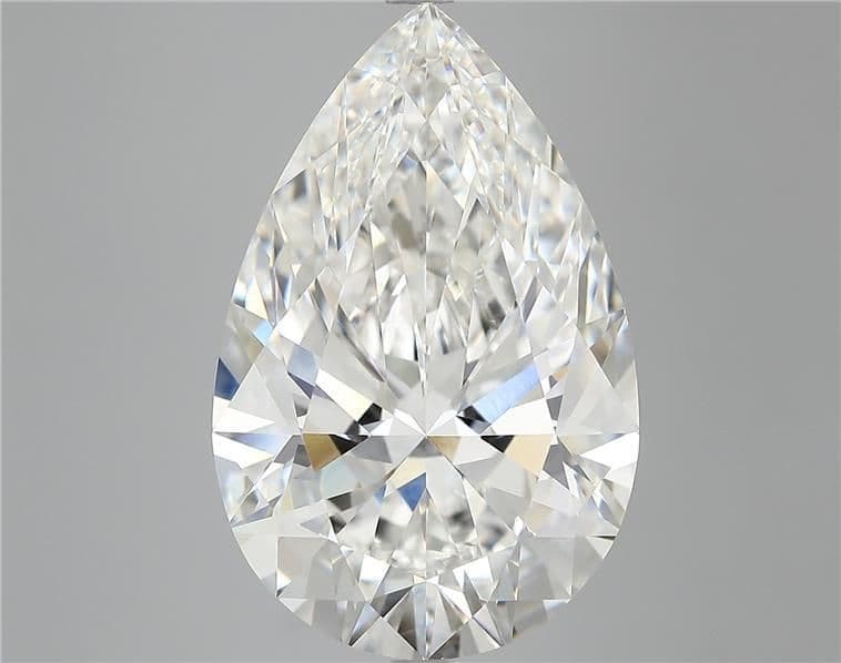IGI | 9.11ct | Pear | F | VVS1 | Excellent