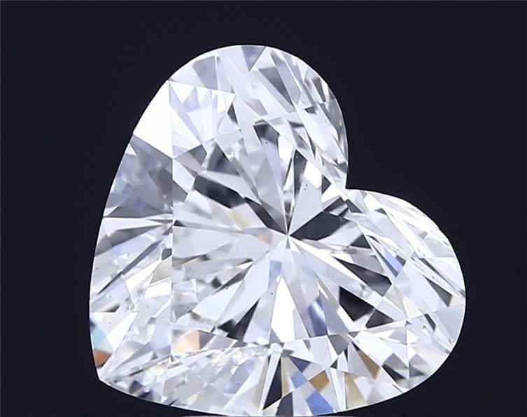 IGI | 6.02ct | Heart | F | VS2 | Excellent