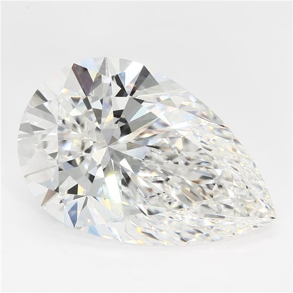 GCAL | 8.58ct | Pear | F | VVS2 | Excellent