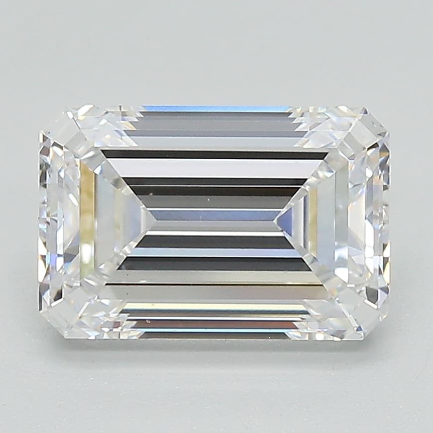 2.86ct | Emerald | D | VVS2 | Excellent