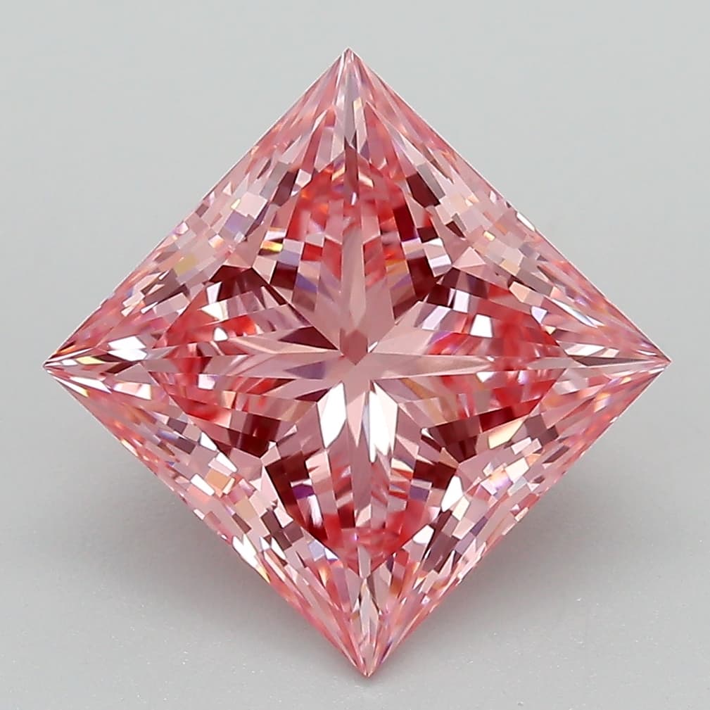IGI | 4.24ct | Princess | FANCY | VVS2 | Excellent