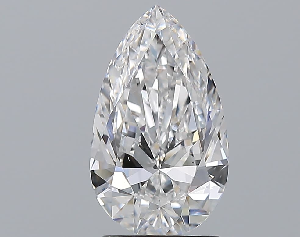 2ct | Pear | D | VS1 | Excellent