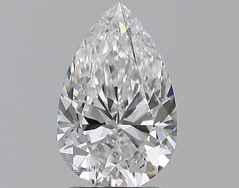 2ct | Pear | D | SI1 | Ideal