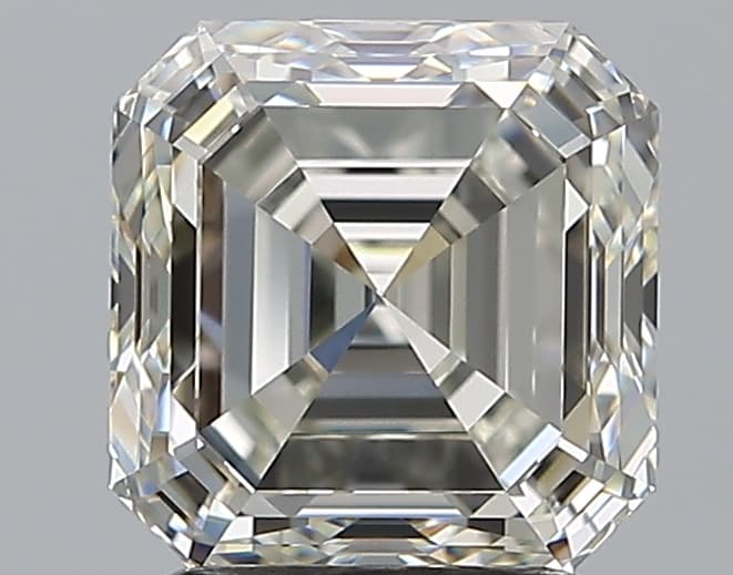 2.5ct | Asscher | J | VVS1 | Ideal