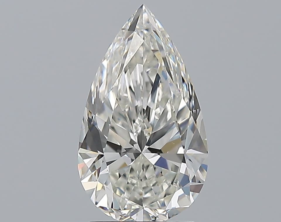 GIA | 2ct | Pear | H | VS2 | Excellent