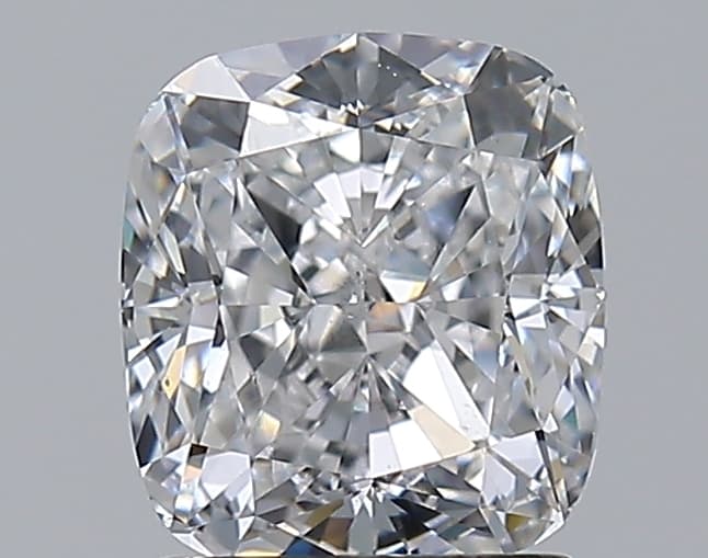 GIA | 2ct | Cushion | D | SI1 | Excellent