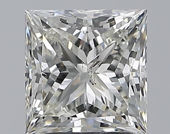 GIA | 2.5ct | Princess | J | SI2 | Excellent