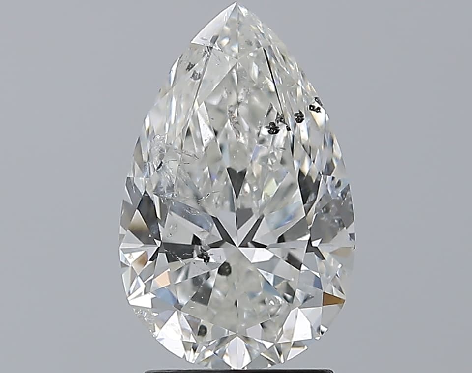 IGI | 2.5ct | Pear | G | SI2 | Ideal