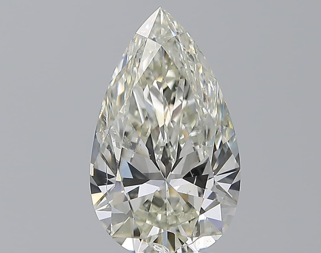 IGI | 3.51ct | Pear | I | SI2 | Ideal
