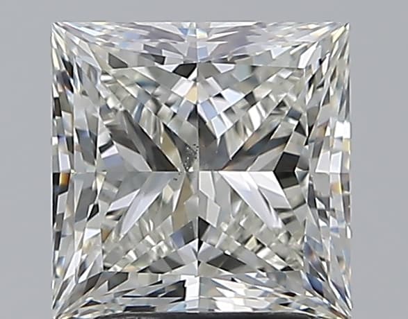 GIA | 2.51ct | Princess | J | SI1 | Excellent
