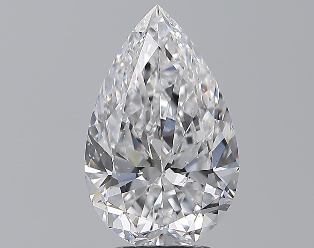 GIA | 3.5ct | Pear | D | SI1 | Ideal