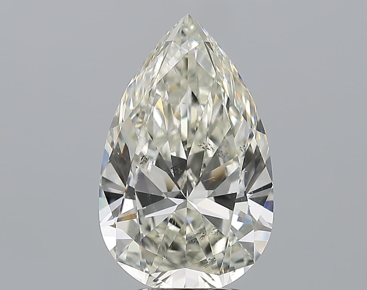GIA | 3.71ct | Pear | J | SI2 | Ideal