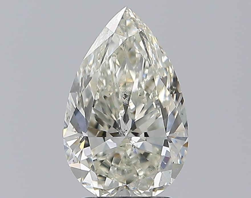 GIA | 2.5ct | Pear | K | SI2 | Excellent