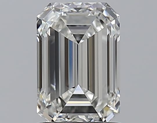 1.29ct | Emerald | H | SI1 | Excellent