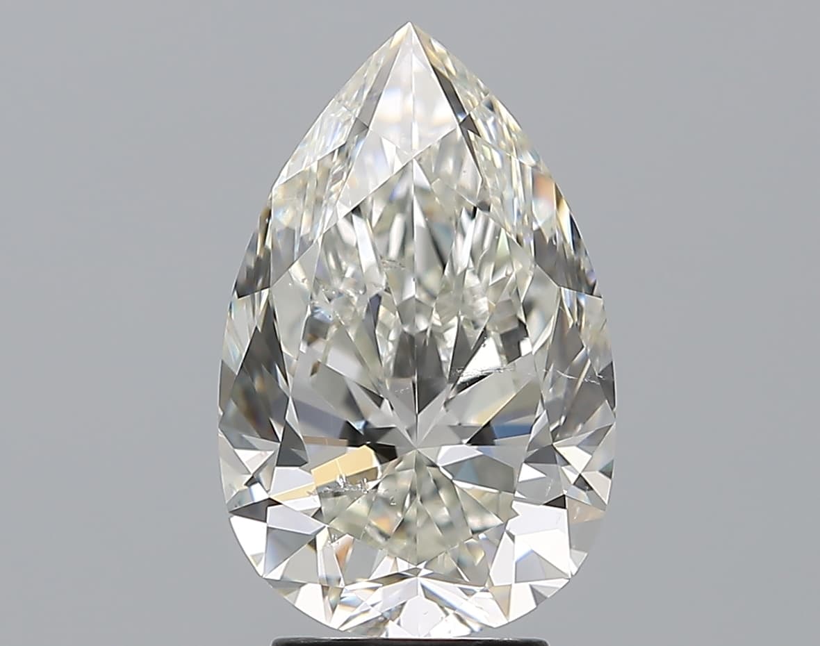 GIA | 4.01ct | Pear | J | SI2 | Ideal