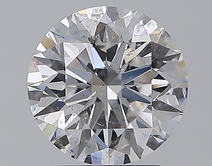 GIA | 2.61ct | Round | E | SI2 | Excellent