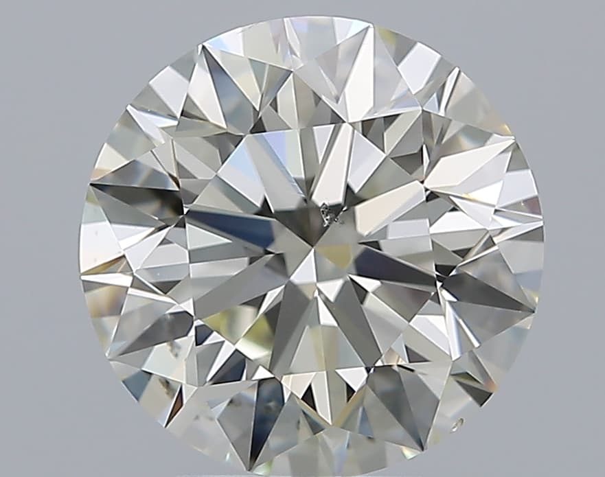 GIA | 4.01ct | Round | K | SI1 | Excellent