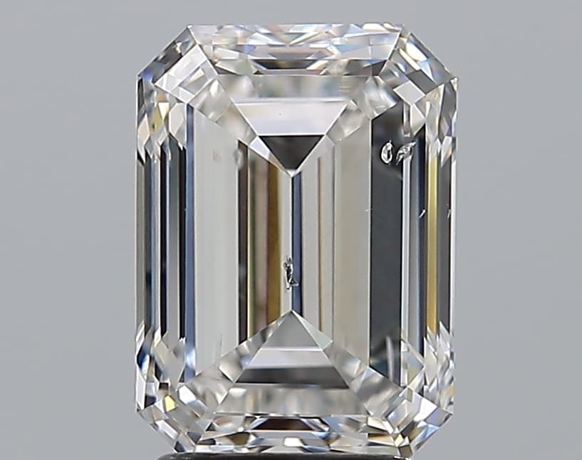 GIA | 3ct | Emerald | F | SI2 | Very Good