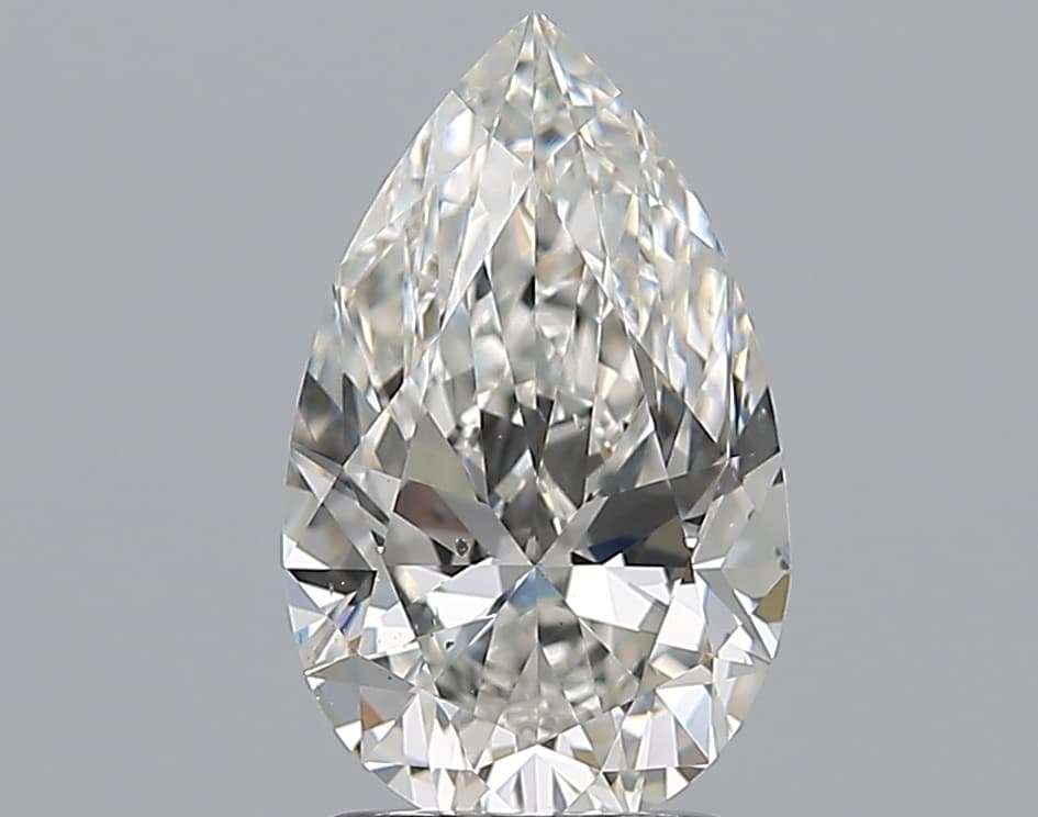 GIA | 2ct | Pear | G | SI1 | Excellent