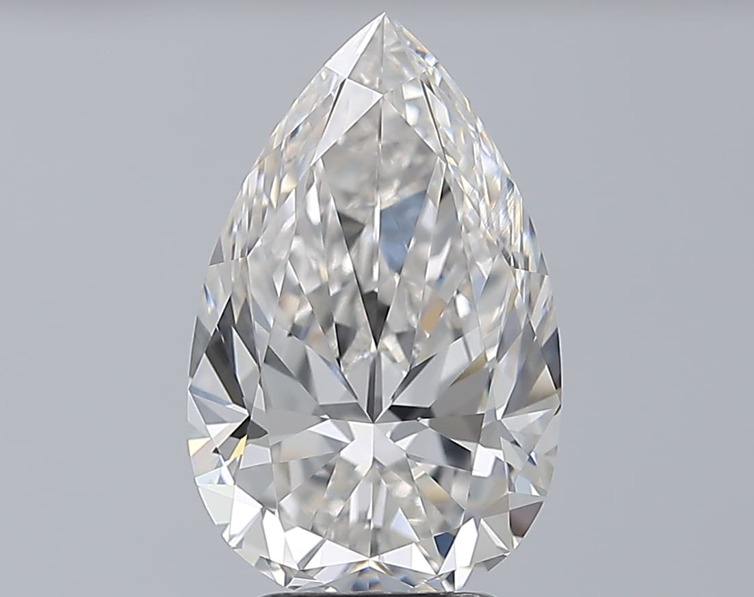 GIA | 3.69ct | Pear | H | VVS1 | Ideal