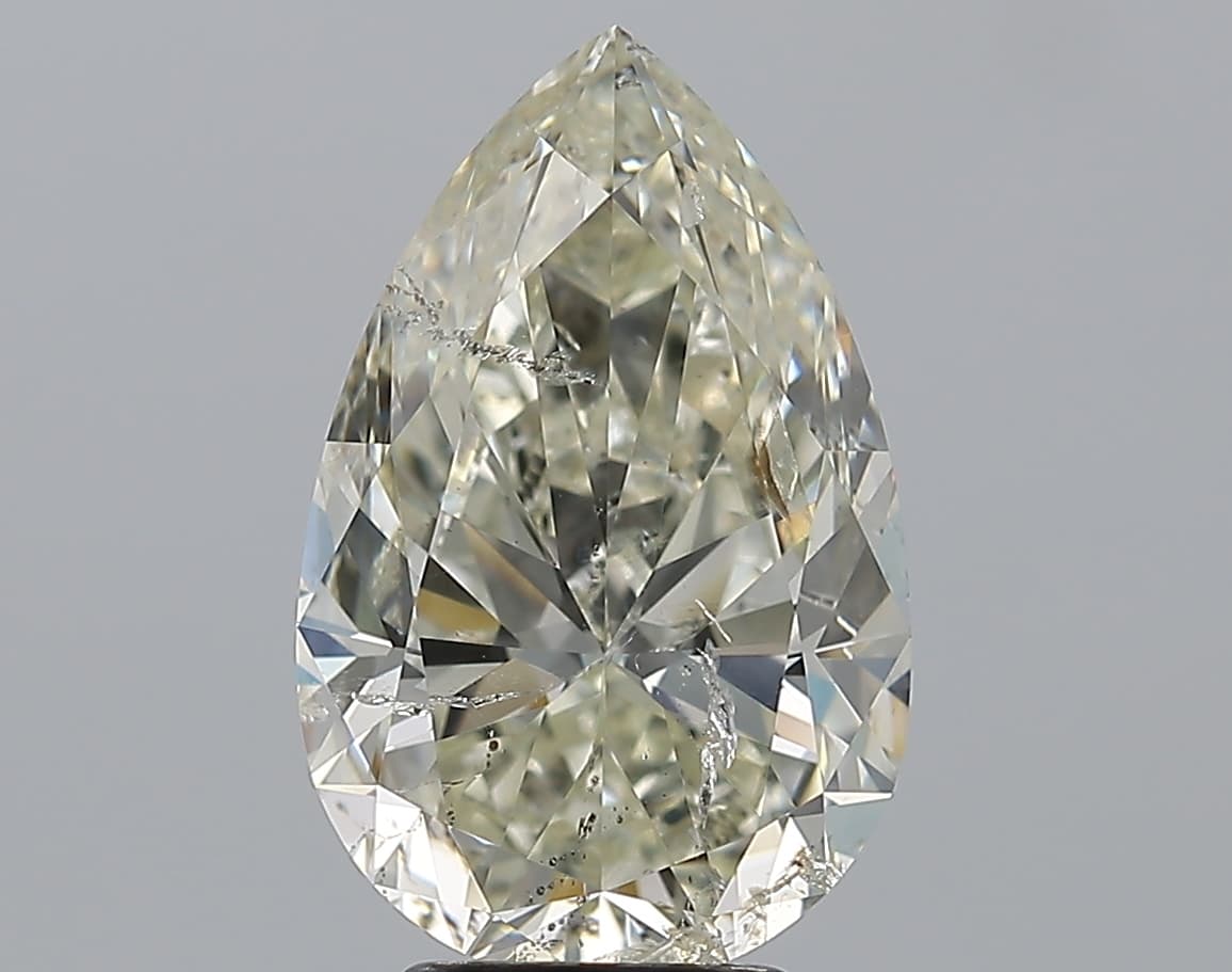 IGI | 4.02ct | Pear | J | SI2 | Ideal