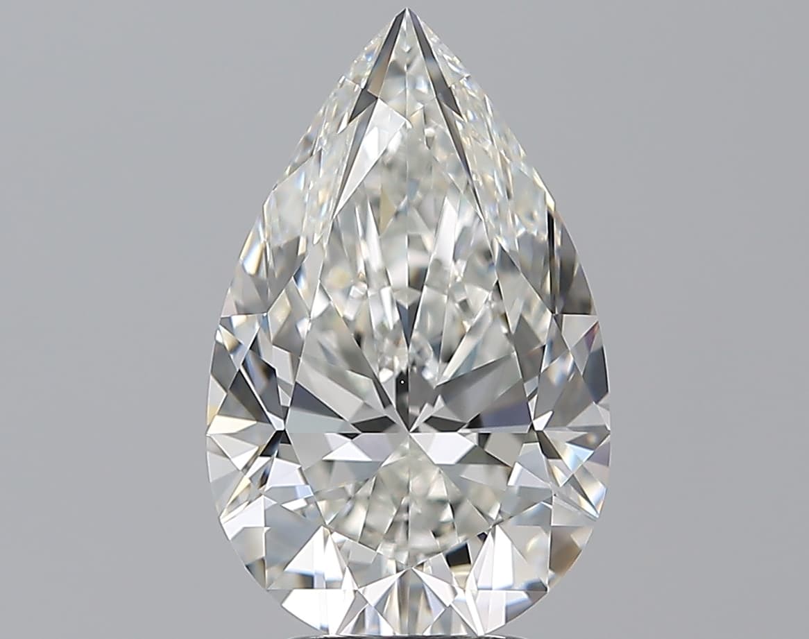 GIA | 4.01ct | Pear | H | VS1 | Ideal