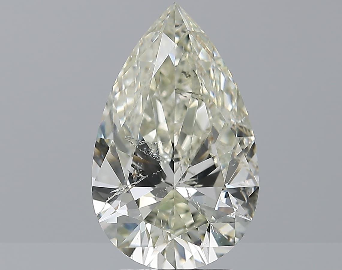 IGI | 3.51ct | Pear | J | SI2 | Ideal