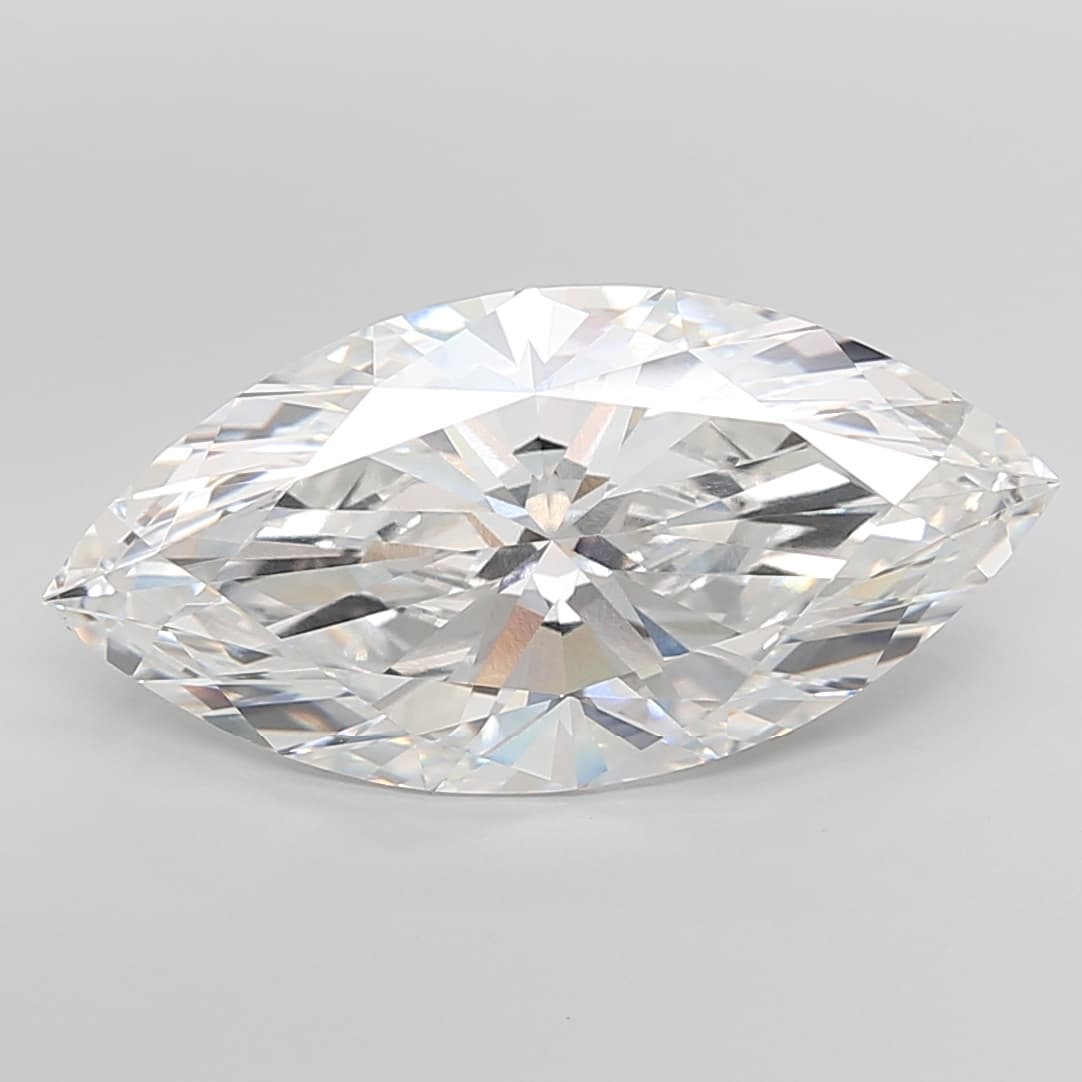 9.58ct | Marquise | F | VVS2 | Excellent