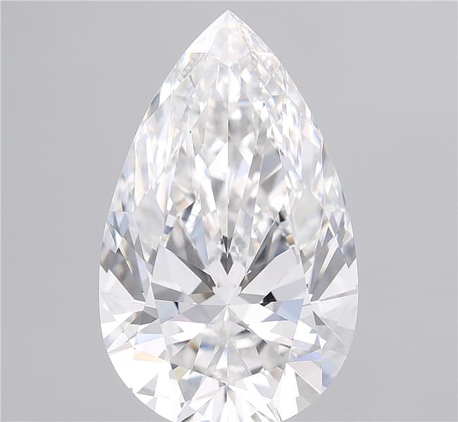 GIA | 10.1ct | Pear | E | FL | Ideal