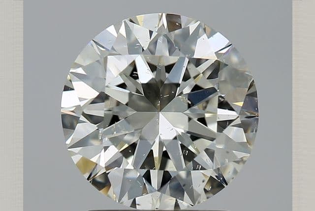 GIA | 2ct | Round | K | SI1 | Excellent