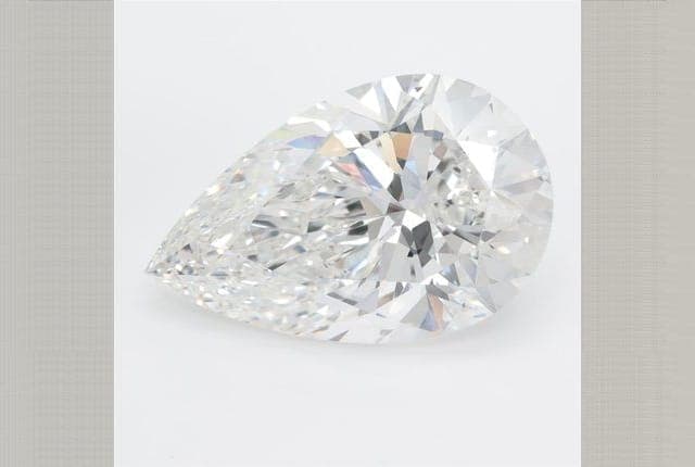 9.1ct | Pear | F | VVS1 | Excellent