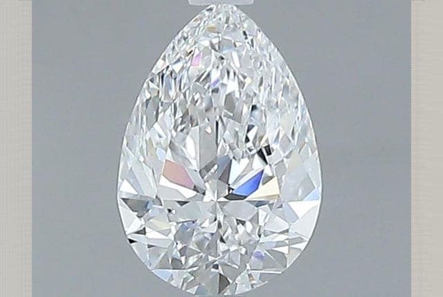 GIA | 0.6ct | Pear | D | VVS1 | Excellent