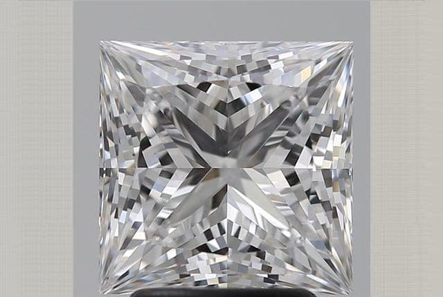 GIA | 3ct | Princess | D | VVS2 | Excellent