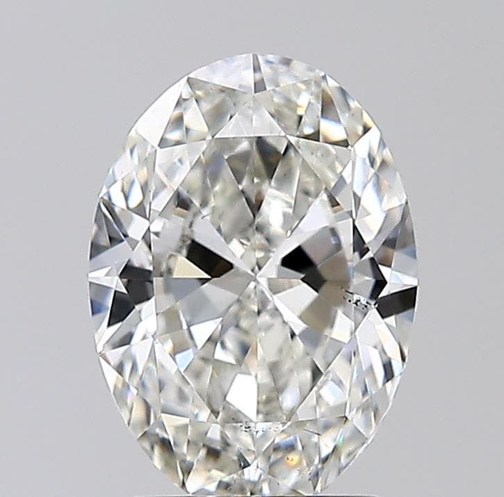 GIA | 2ct | Oval | H | SI1 | Excellent