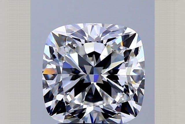 GIA | 2ct | Cushion | F | VVS2 | Ideal