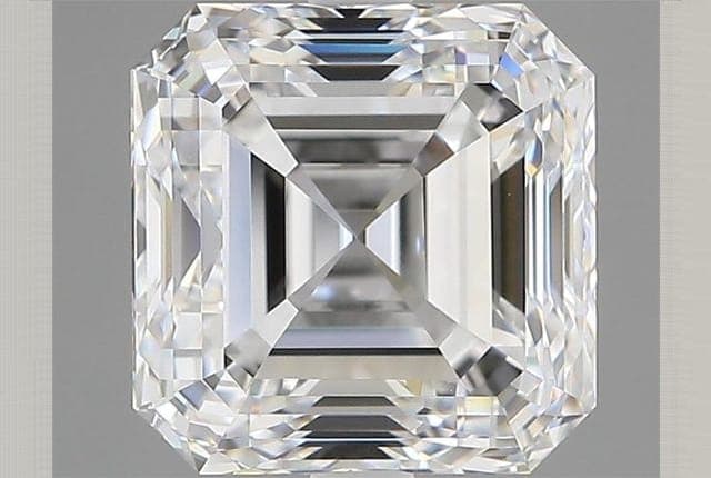 4ct | Asscher | D | VVS2 | Excellent