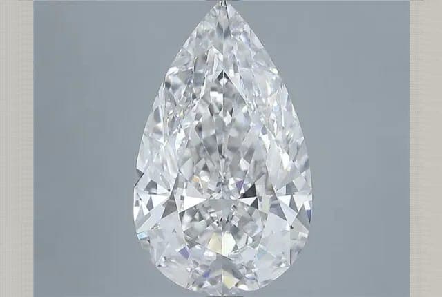GIA | 4.12ct | Pear | F | FL | Very Good