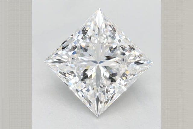 GIA | 2.61ct | Princess | D | VVS2 | Excellent