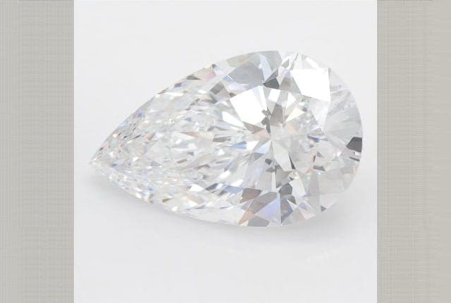 6.39ct | Pear | D | VVS1 | Excellent
