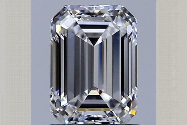 0.95ct | Emerald | D | VS2 | Very Good