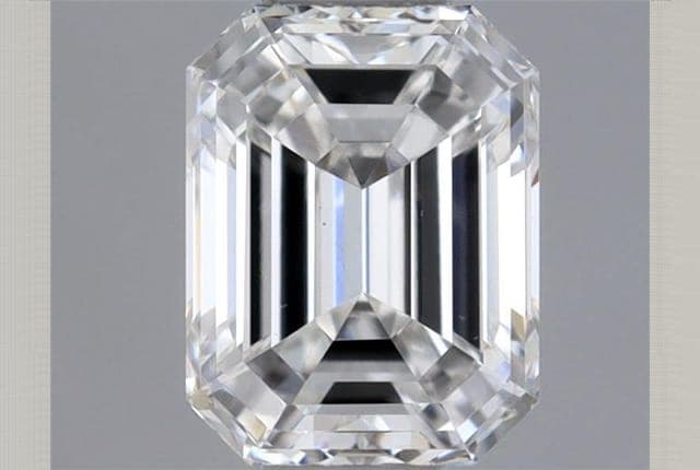 0.46ct | Emerald | F | VS1 | Excellent