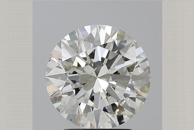 GIA | 2.71ct | Round | J | SI2 | Excellent