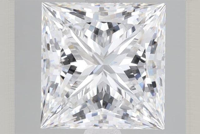 3.38ct | Princess | E | VS1 | Ideal