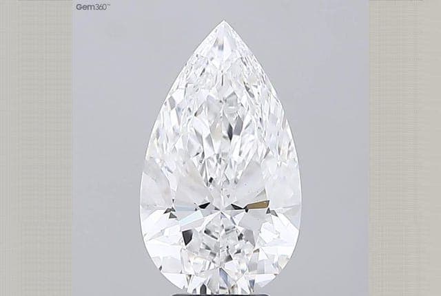 GIA | 5.23ct | Pear | E | VS1 | Excellent