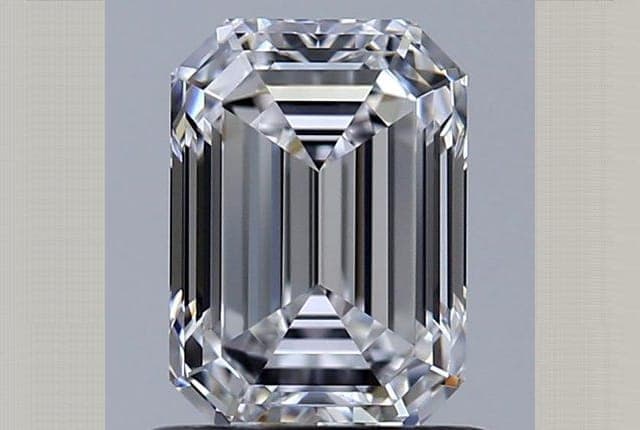 0.85ct | Emerald | D | VVS1 | Excellent