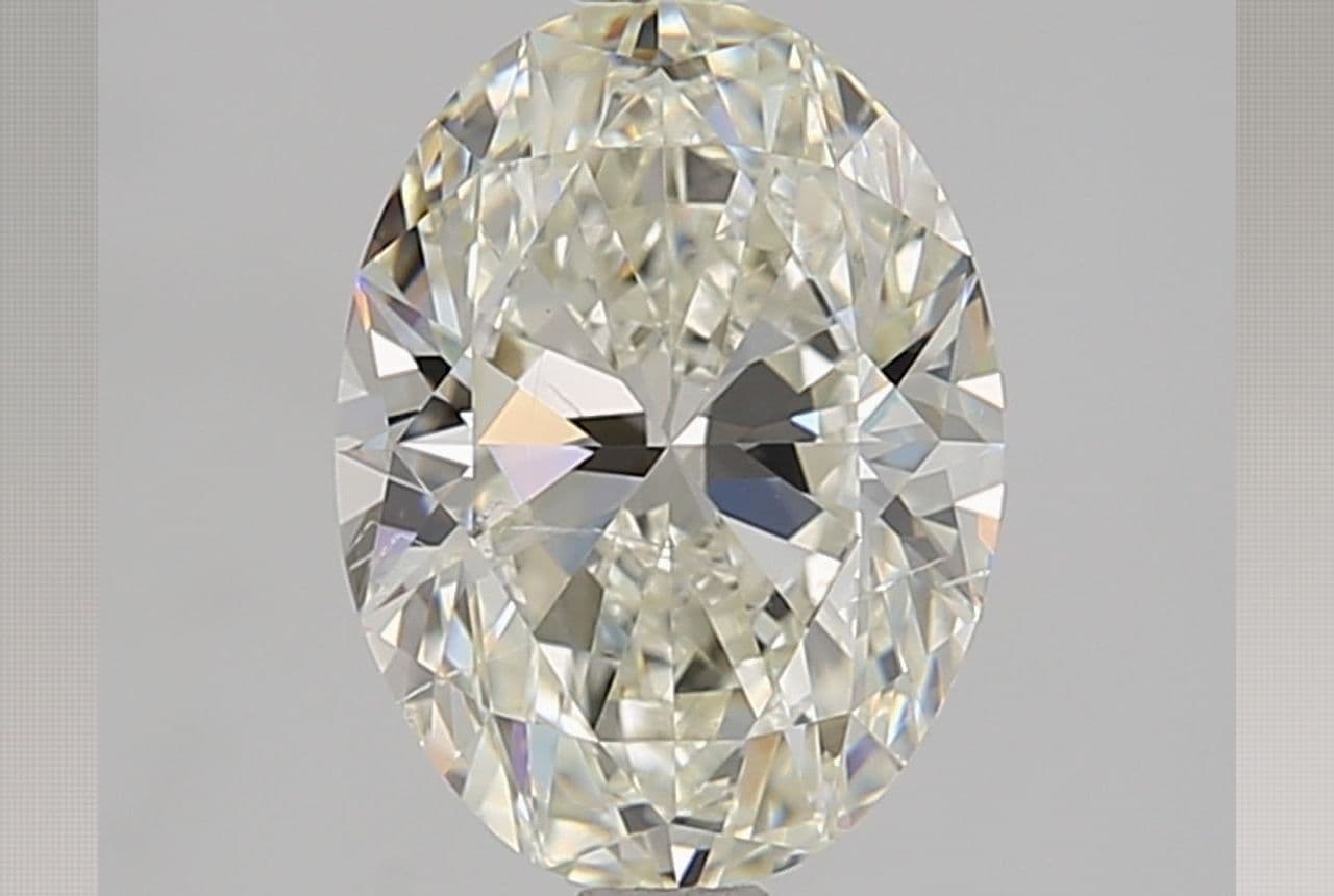 GIA | 2.2ct | Oval | J | SI1 | Excellent