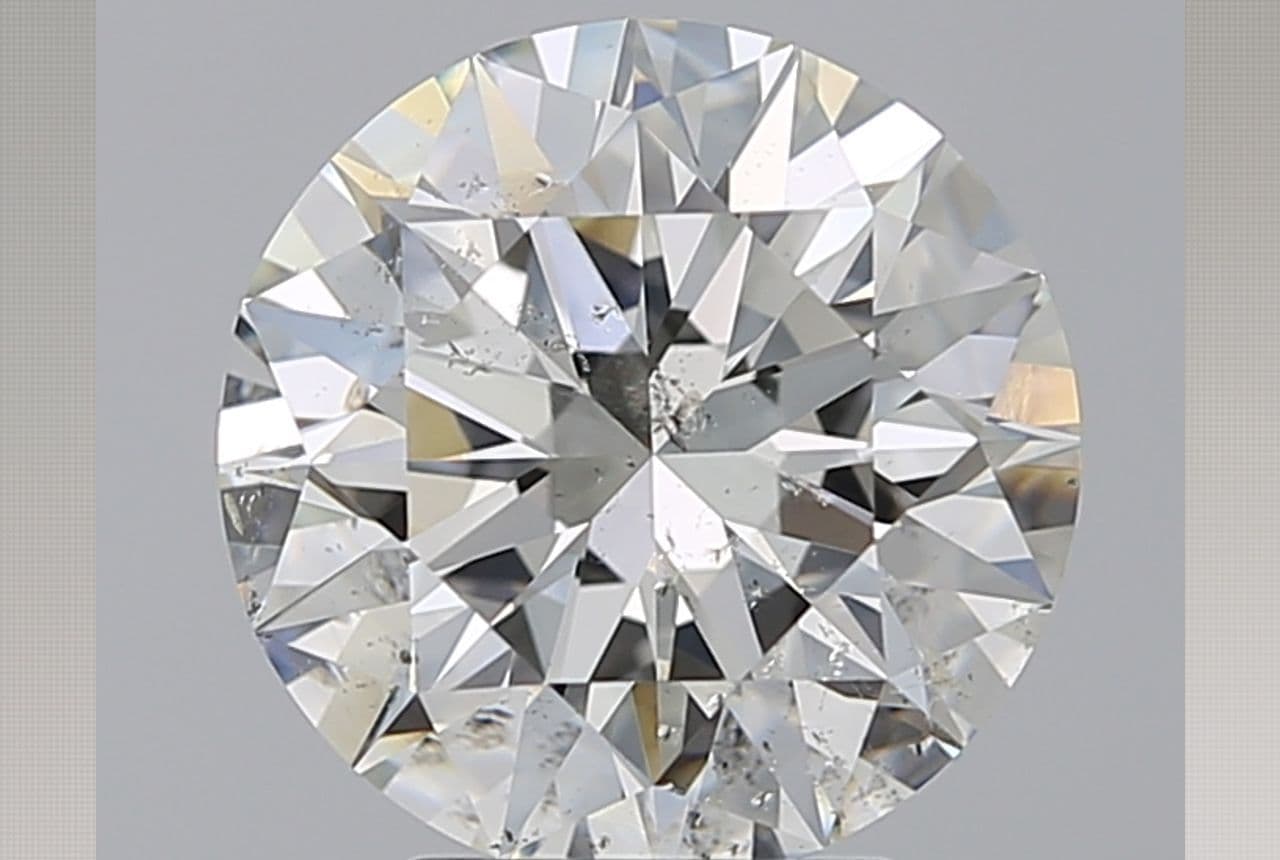 GIA | 3.3ct | Round | J | SI2 | Excellent
