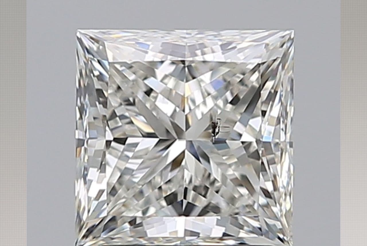 GIA | 1.61ct | Princess | I | SI2 | Excellent