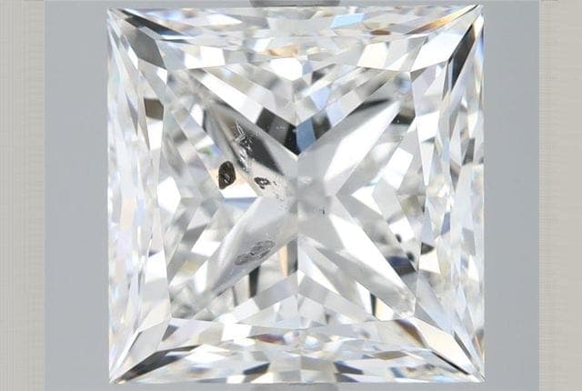 GIA | 3.8ct | Princess | F | SI2 | Good