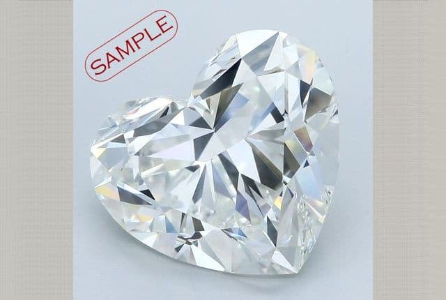 0.98ct | Heart | F | VS2 | Excellent